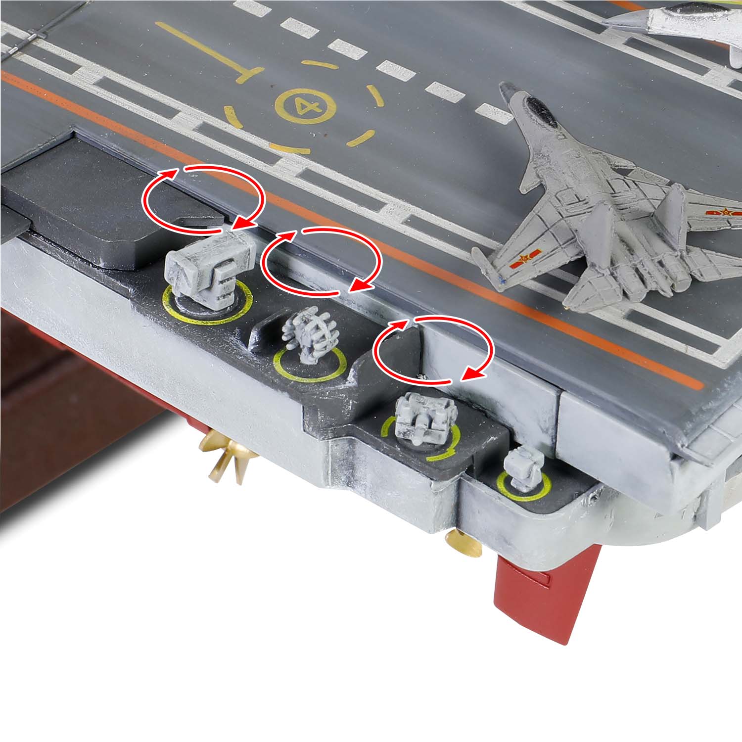 模型级的组装及喷油工艺