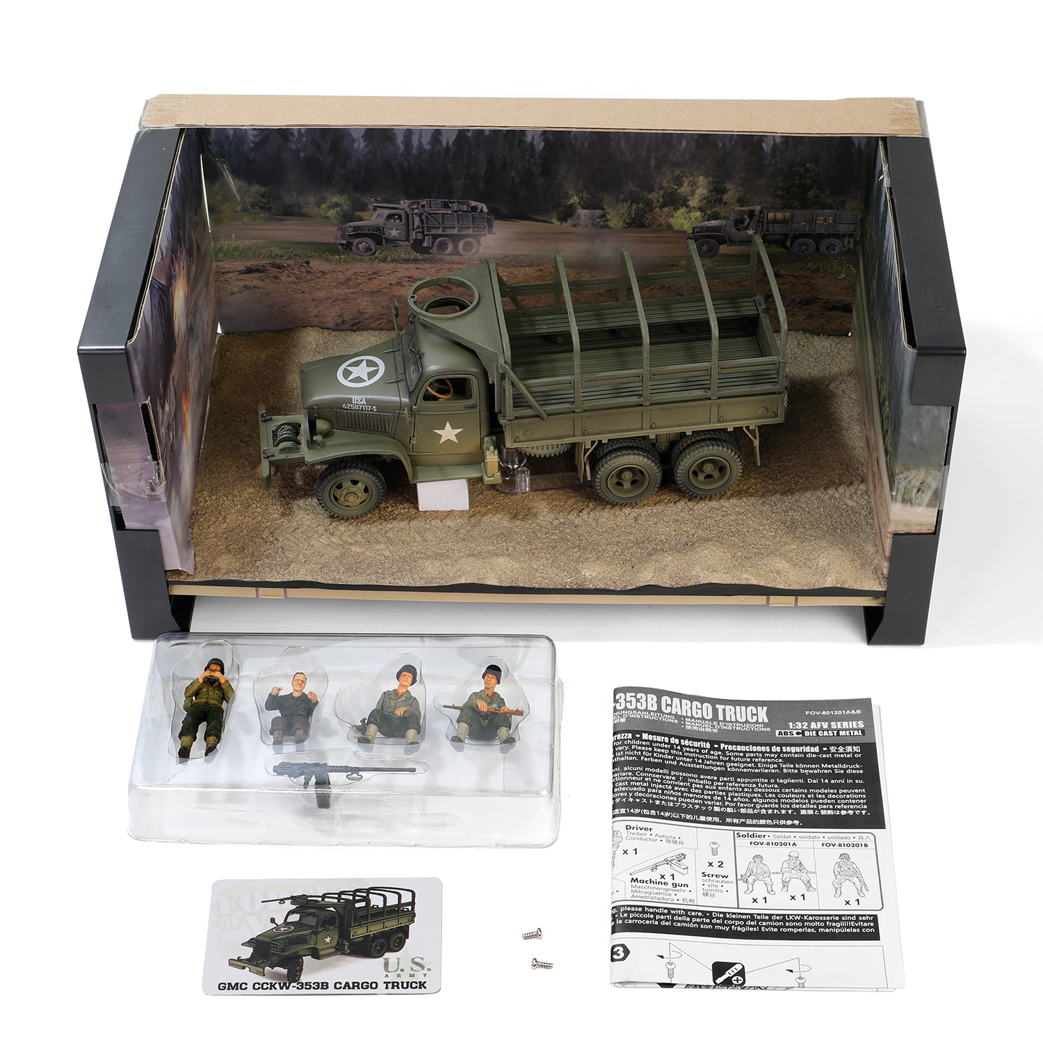 GMC CCKW 353 A1, sheet metal closed cab